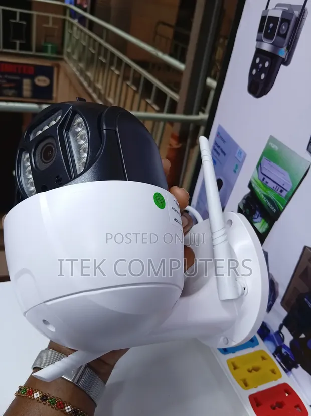 Smart WiFi CCTV Camera ya Lensi Moja kwa Ufuatiliaji wa Nje - 1