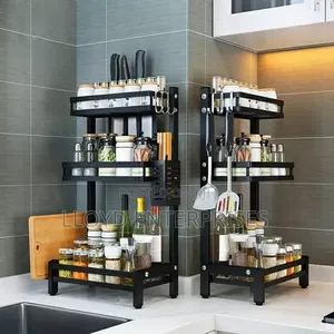 Multifunctional 3-Layer Storage Rack
