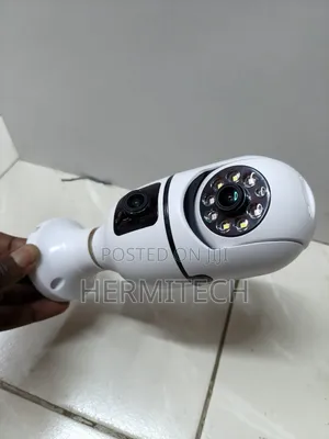 V380 Dual Lens Bulb CCTV Camera