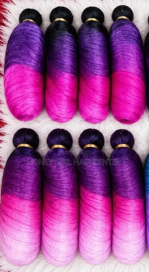 Ombre Braids na French Curls - 1