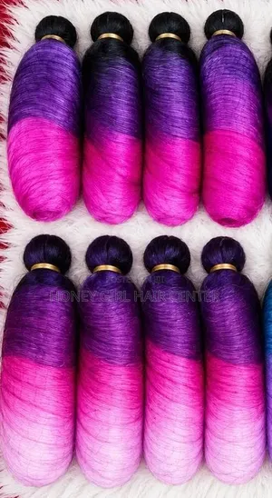 Ombre Braids na French Curls