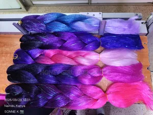 Ombre Braids na French Curls
