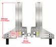 Professional Elevator Guide Rail Alignment Gauge - 2