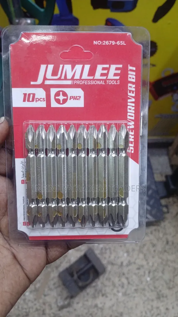 JUMLEE Seti ya Skrubu za Double-Ended Vipande 10 - 1