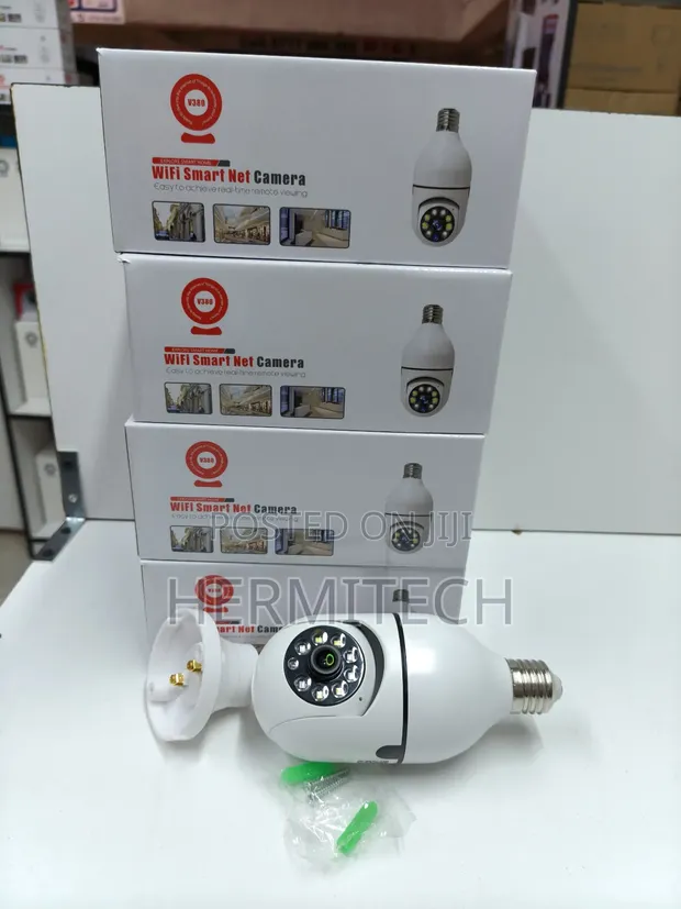 V380Pro Single Lens Bulb CCTV Camera - 1