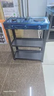 Cooker ya Kusimama ya 2+1 Mpya na Rafu - 2