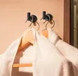 Stainless Steel Punch Free Hanging Hooks (2pc) - 1