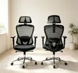 High-Back Mesh Executive Office Chair with Lumbar Support - 2