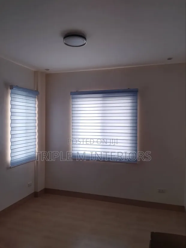 Durable Horizontal Zebra Blinds for Office Windows - 1