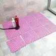 Interlocking Bathroom Mats - Non-Slip, Water-Drainage - 1