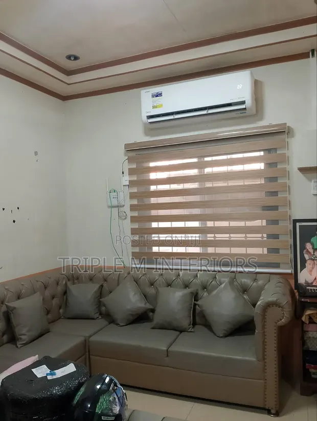 Elegant Zebra Roller Blinds for Home Window Decor - 1