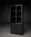 Two Door Wooden Office Cupboard - 4