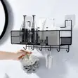 Wall-Mounted Bathroom Shelf Shower Shampoo Rack - 2