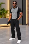 Big Boss Classic Shati za Casual - Nyeusi - 1