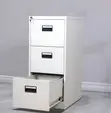 Steel Office File Cabinet with 3 Drawers - 2