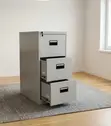 Steel Office File Cabinet with 3 Drawers - 3