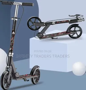 Scooter ya Kukanyaga ya Metali inayokunjwa