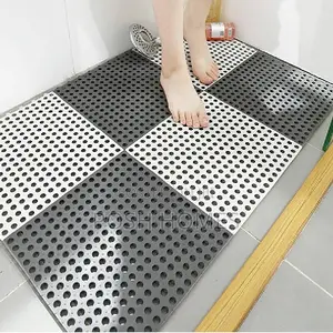 Anti-Slip Modular Bath Tiles Interlocking Mats