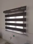 Anti-Glare Zebra Roller Blinds for Office Windows - 2
