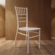 White Wedding Banquet Dining Chairs - 3