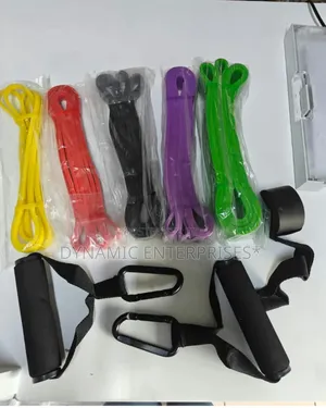 Resistance Bands 5-in-1 na Handles & Anchor