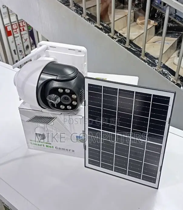 Kamera ya CCTV ya 4G Inayotumia Solar na Sauti na Mwanga - 1