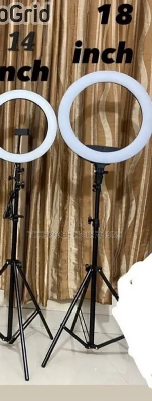 18 Inch LED Ring Light with Tripod Stand & Phone Holder