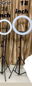 18 Inch LED Ring Light with Tripod Stand & Phone Holder - 1