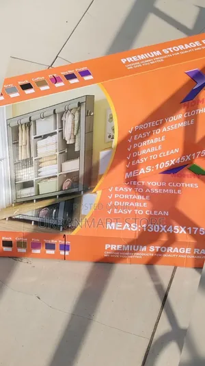 Brand New 3 Column Metallic Wardrobe