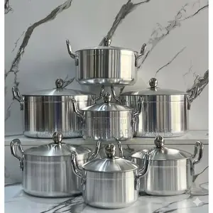 Tornado 14-Piece Stainless Steel Cooking Pot Set