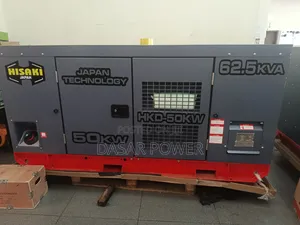 Kizimba cha Umeme cha Hisaki Japan 50kW/62.5kVA Kipya cha Dizeli
