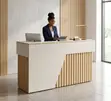 160cm Reception Counter Desk - Front Desk - 2