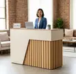 160cm Reception Counter Desk - Front Desk - 4