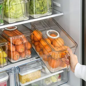 Fridge Storage Containers with Draining Board