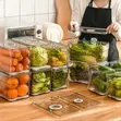 Fridge Storage Containers with Draining Board - 3