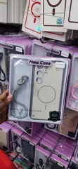 Matte Translucent MagSafe Case with Wrist Strap for S23 Ultra - 2