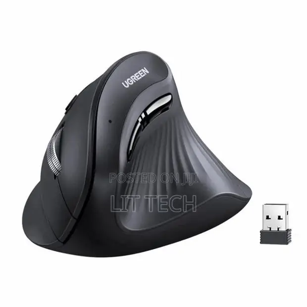 Ugreen MU008 Vertical Mouse - 2.4GHz & Bluetooth - 1