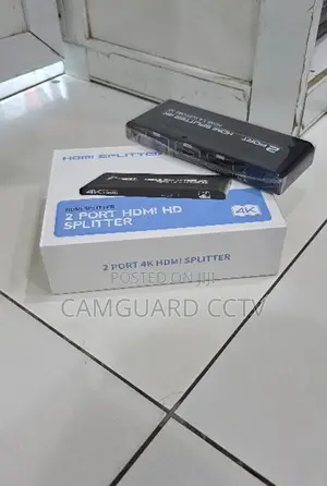 4K 2-Port HDMI Splitter Dual Monitor Output