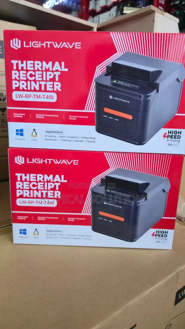 Lightwave Thermal Receipt Printer LW-RP-TM-T40i - Brand New - 1