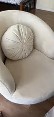 Kiti cha Rangi Nyeupe cha Tub - 2