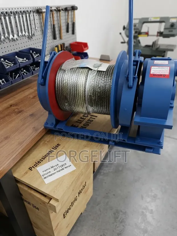 Motorized Winch - Diesel Powered - 1