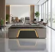 2.4m L-Shaped Executive Office Desk - 2