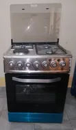 Sarahtech 60x60 Cooker: 3 Gas + 1 Electric Burner with Rotisserie - 2
