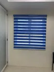 Blue Zebra Roller Blinds for Commercial Spaces - 1