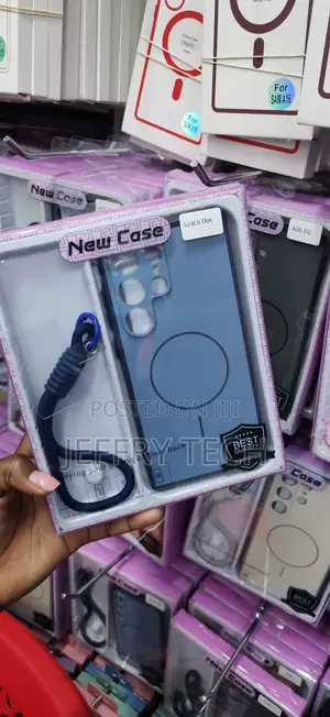 Kifaa cha Matte Blue MagSafe kwa Samsung Galaxy S24 Ultra