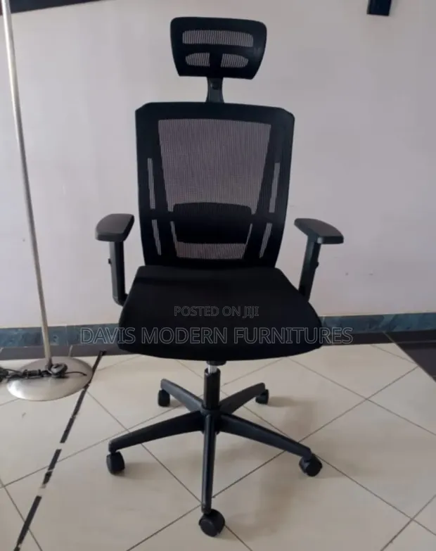 Kiti cha Ofisi cha Executive Mesh - Nyeusi - 1