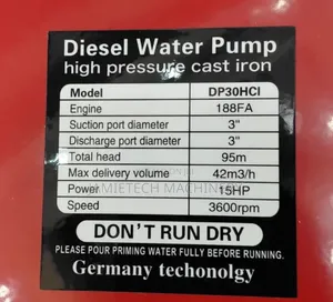 Pulsar DP30HCI High-Pressure Diesel Water Pump
