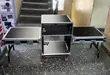Professional 9U DJ/Church Audio Rack Case with Dual Side Tables - 2