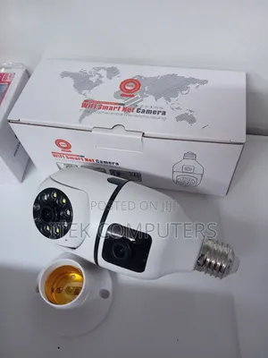 V380 Dual Lens Bulb Camera kwa Usalama wa Nyumbani