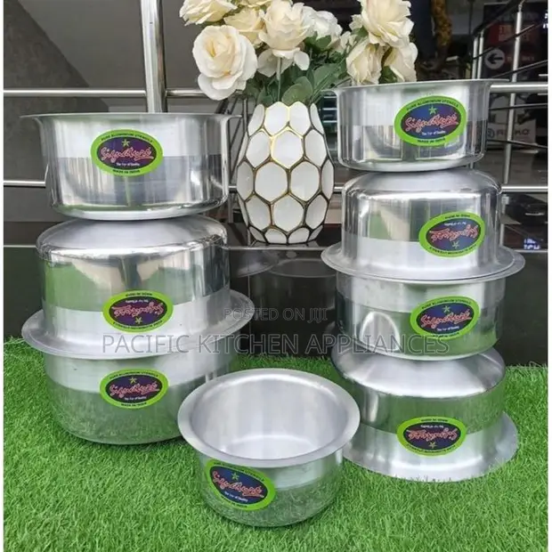 Signature 8-Piece Premier Aluminium Cooking Pots Set - 1
